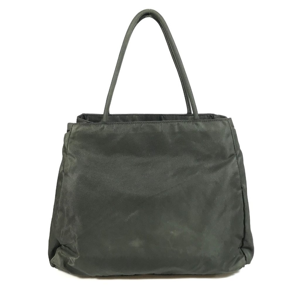 344154F V Prada Tote Bag Khaki Nylon - Picture 4 of 12